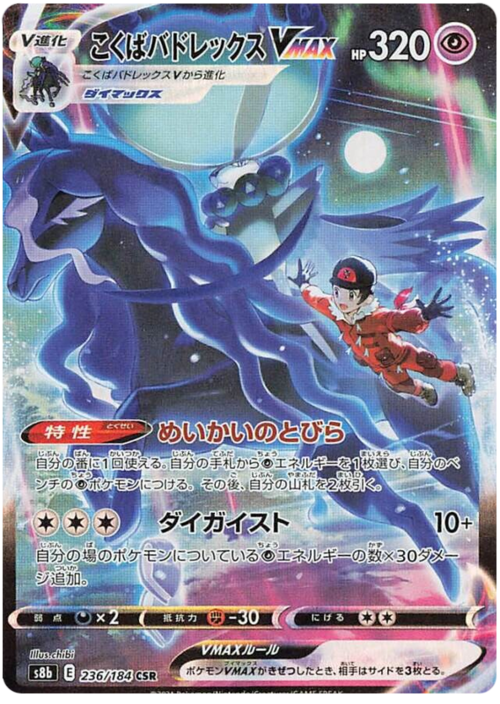 Shadow Rider Calyrex VMAX Card Front