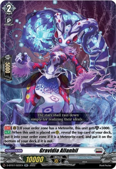 Gravidia Allanhil [D Format] Card Front