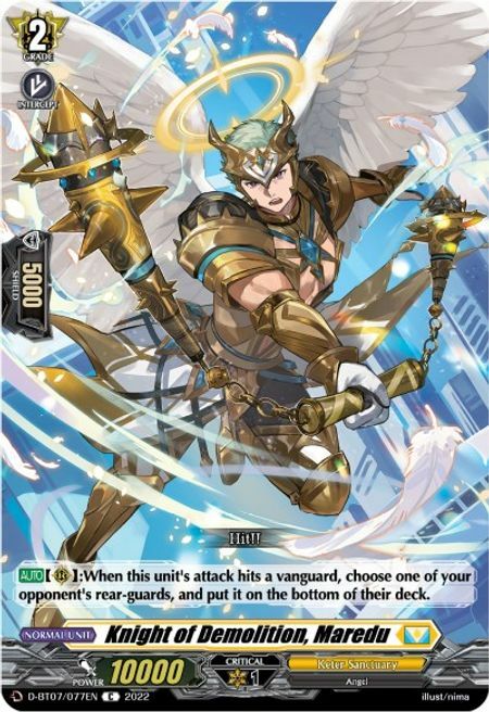 Knight of Demolition, Maredu [D Format] Card Front