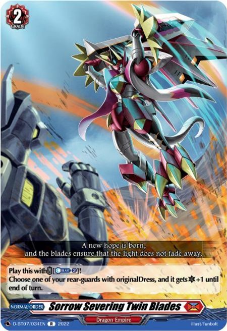 Sorrow Severing Twin Blades [D Format] Card Front