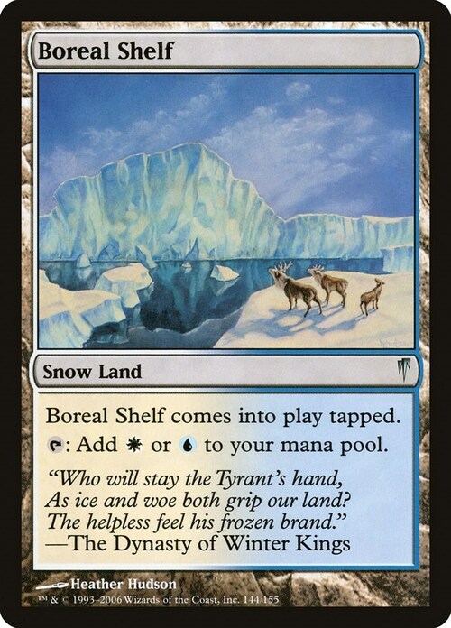 Boreal Shelf Card Front