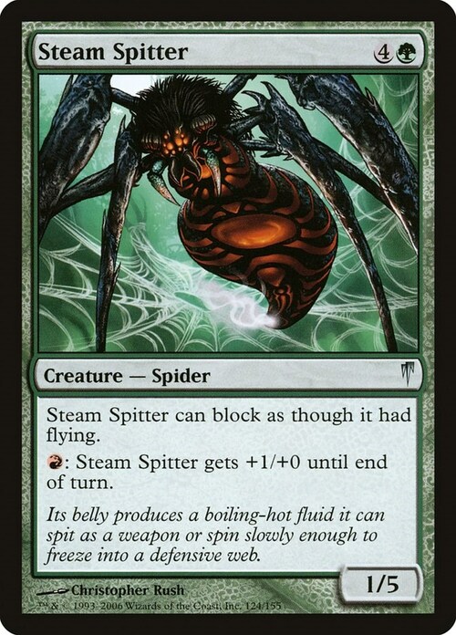 Steam Spitter Card Front