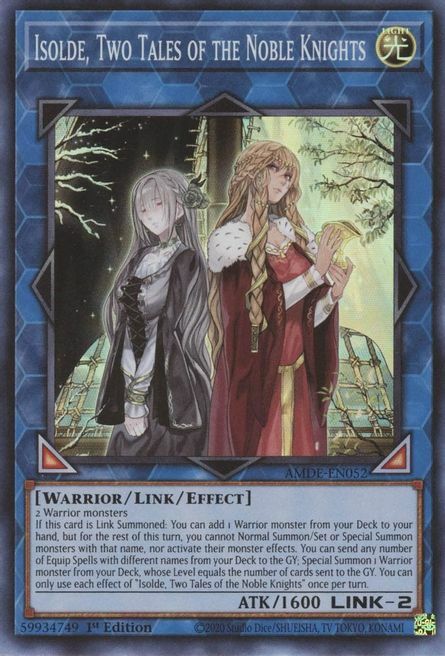 Isolde, Two Tales of the Noble Knights Card Front