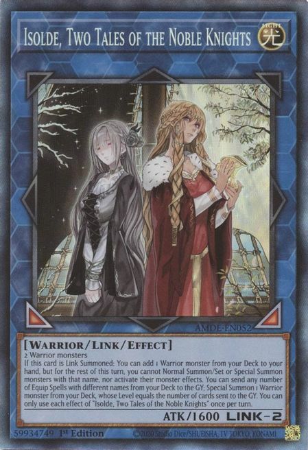 Isolde, Two Tales of the Noble Knights Card Front