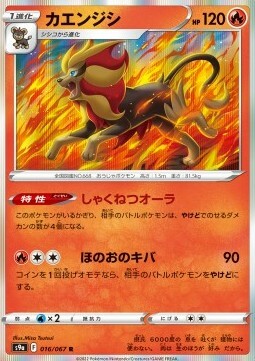 Pyroar Card Front