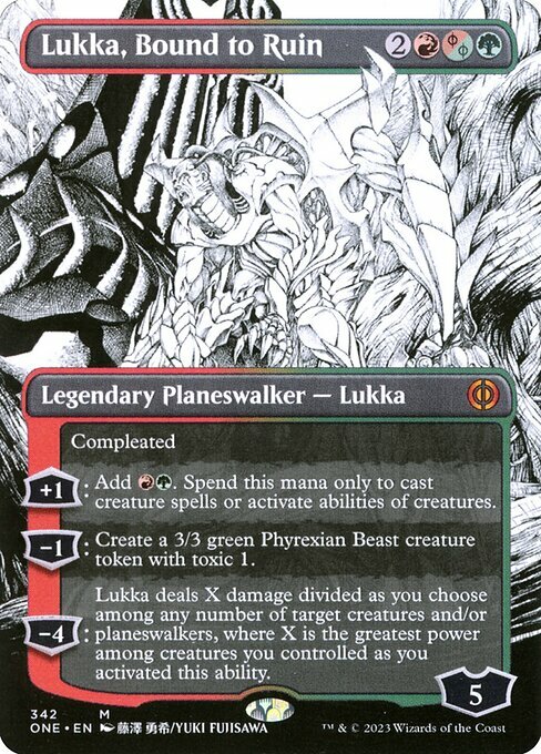 Lukka, Bound to Ruin Card Front