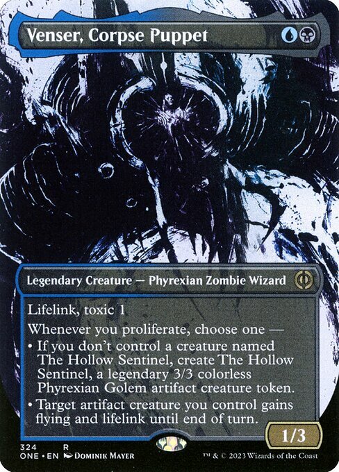 Venser, Corpse Puppet Card Front