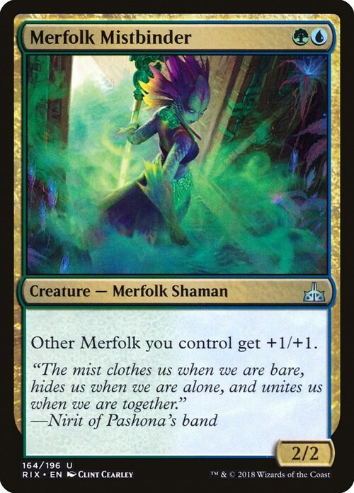 Merfolk Mistbinder Card Front