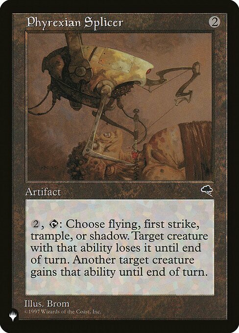 Phyrexian Splicer Card Front