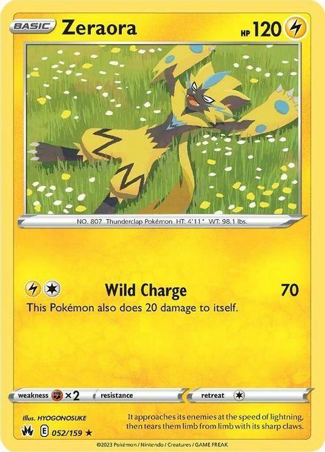 Zeraora Card Front