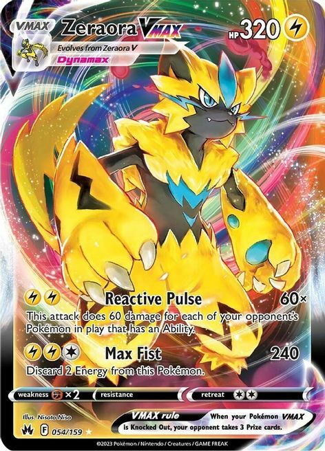 Zeraora VMAX Card Front