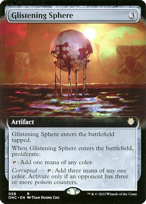 Glistening Sphere Card Front