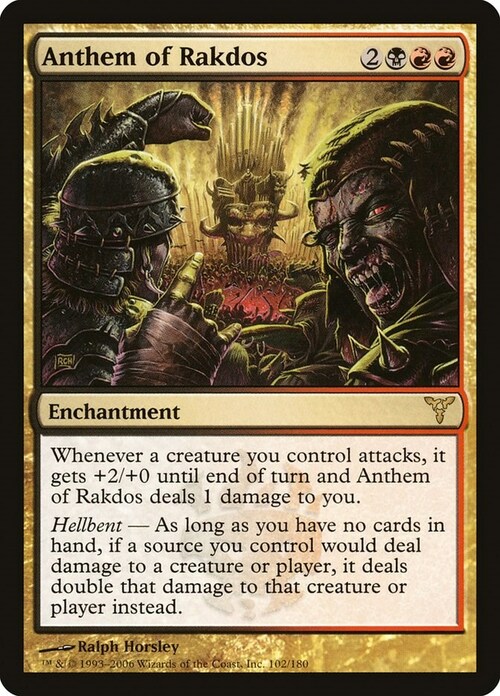 Anthem of Rakdos Card Front