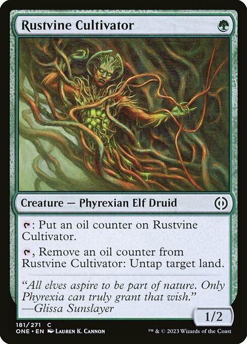 Rustvine Cultivator Card Front