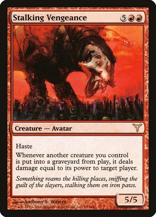 Stalking Vengeance Card Front