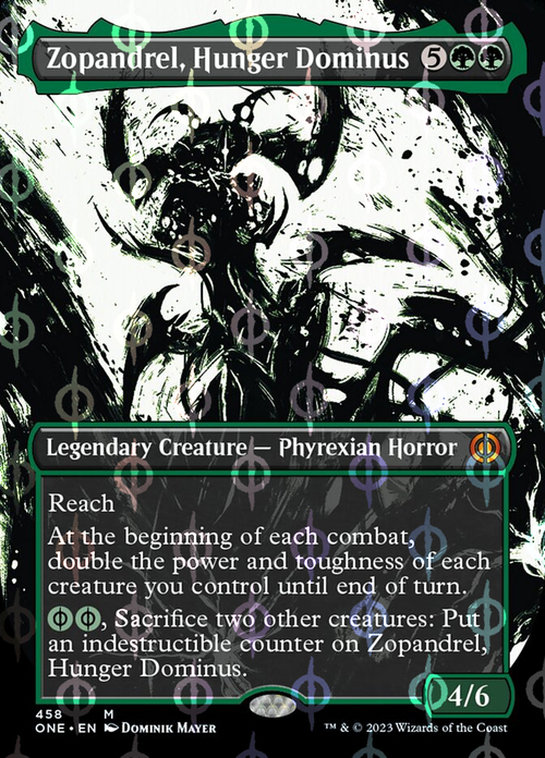 Zopandrel, Hunger Dominus Card Front