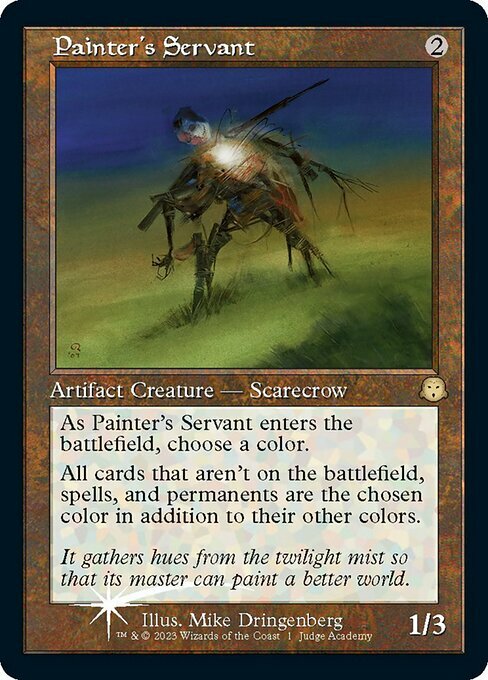 Painter's Servant Card Front