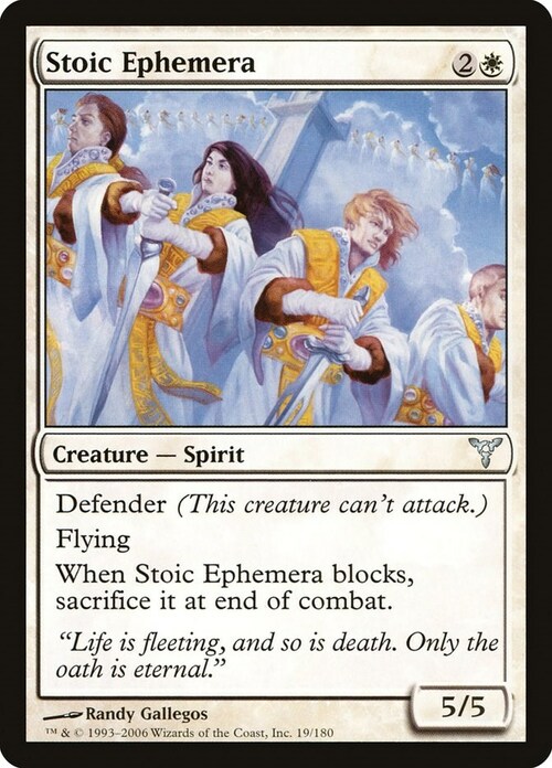 Stoic Ephemera Card Front