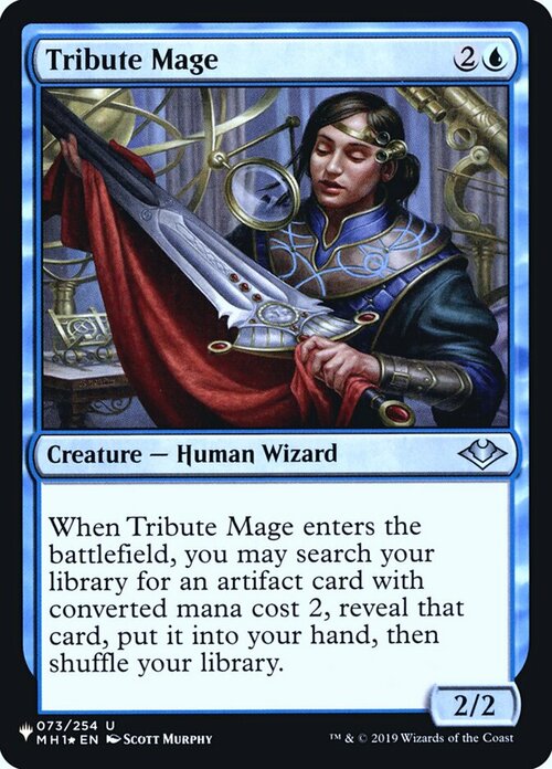 Tribute Mage Card Front