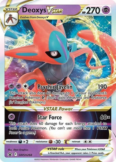 Deoxys VSTAR Card Front