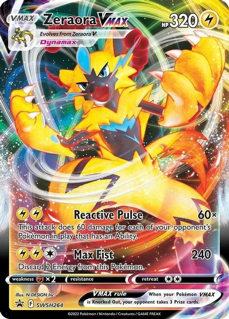 Zeraora VMAX Card Front