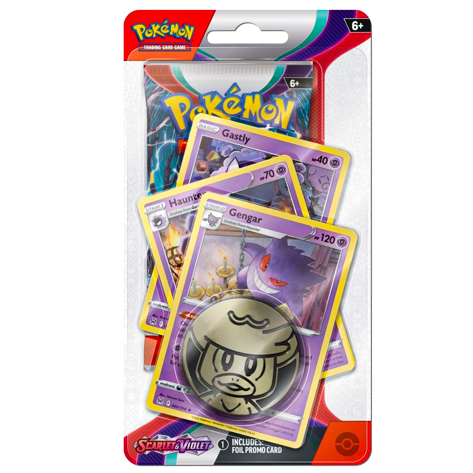 Scarlet & Violet: Gengar Premium Checklane Blister