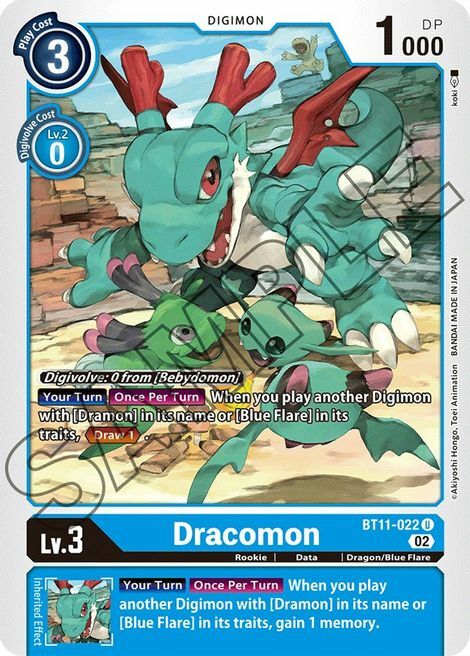 Dracomon Card Front