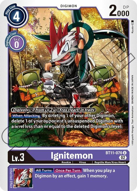 Ignitemon Card Front