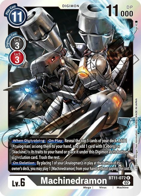 Machinedramon Card Front