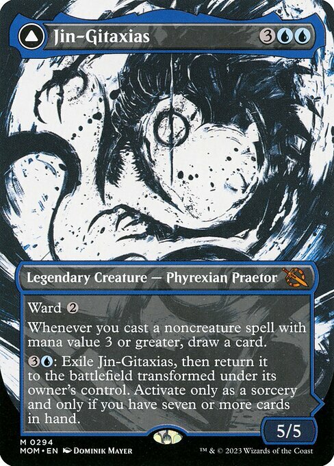 Jin-Gitaxias // The Great Synthesis Card Front