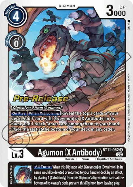 Agumon (X Antibody) Card Front