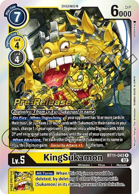 KingSukamon Card Front