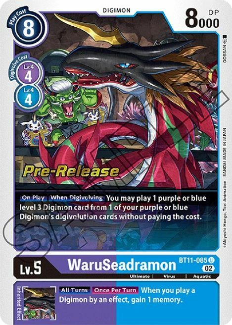 WaruSeadramon Card Front