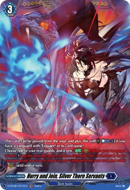 Hurry and Join, Silver Thorn Servants [D Format] Card Front