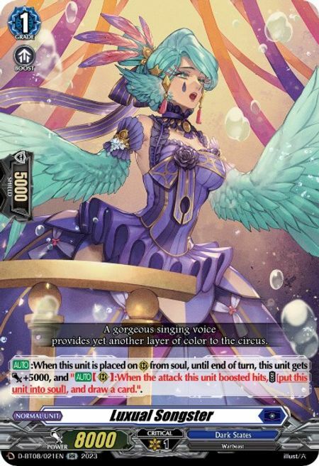 Luxual Songster [D Format] Card Front