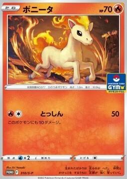 Ponyta Card Front