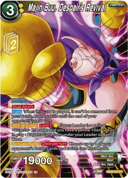 Majin Buu, Despair´s Revival Card Front