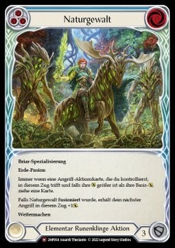 Force of Nature Card Front