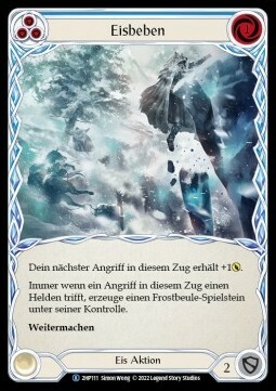 Ice Quake (Blue) Card Front