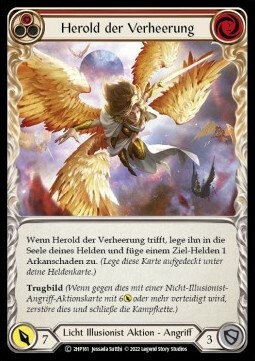 Herald of Ravages (Red) Card Front