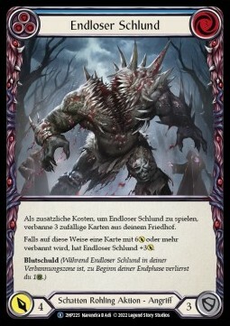 Endless Maw (Blue) Card Front