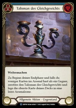 Talisman of Balance Card Front