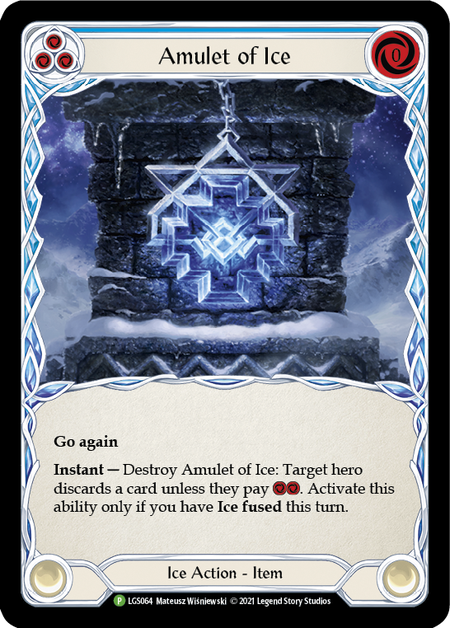 Amulet of Ice Card Front