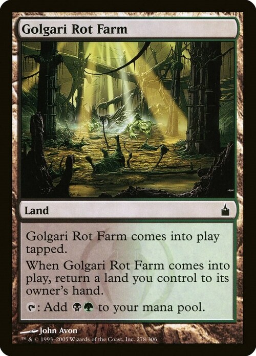 Golgari Rot Farm Card Front