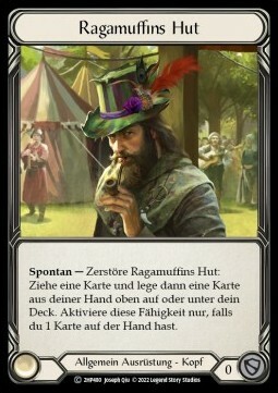 Ragamuffin's Hat Card Front