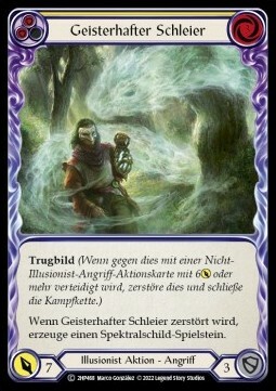 Phantasmal Haze (Yellow) Card Front