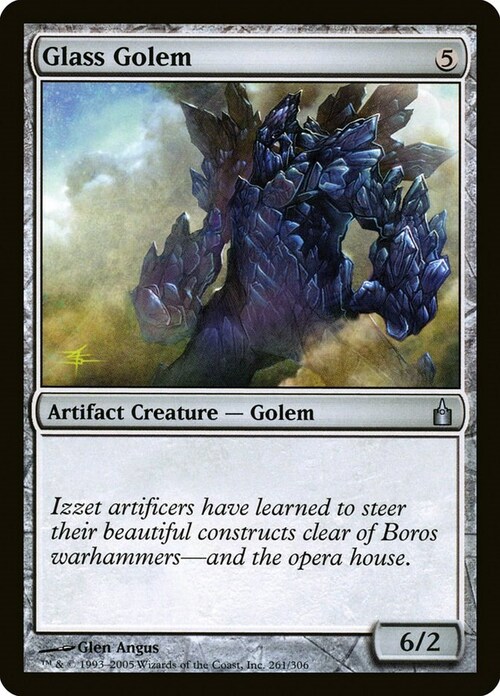 Glass Golem Card Front