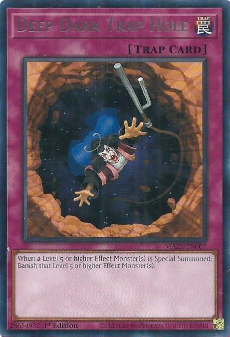 Deep Dark Trap Hole Card Front