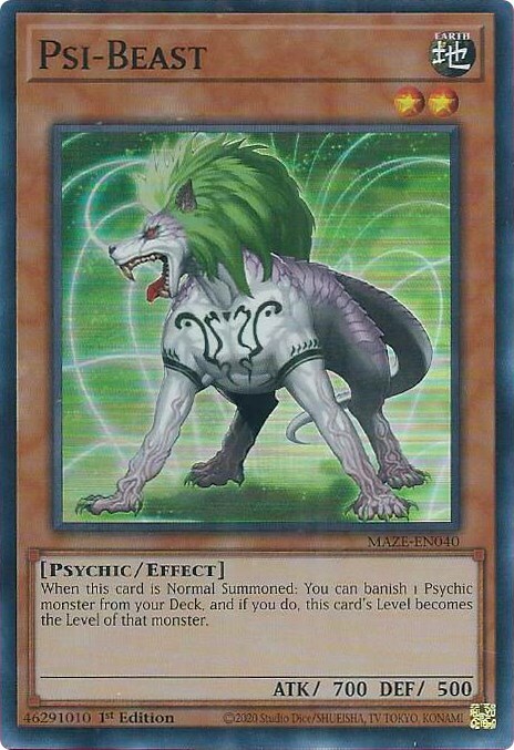 Psi-Beast Card Front