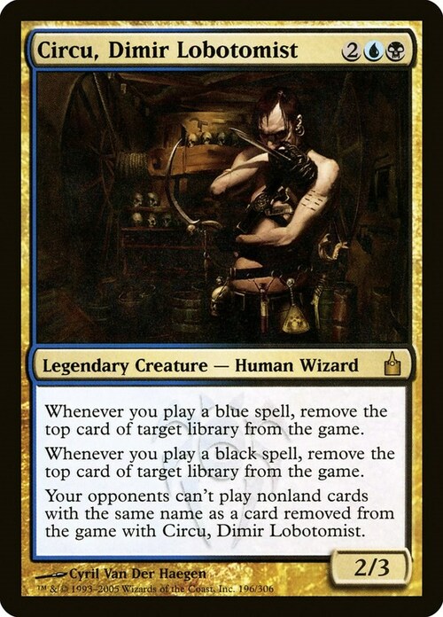 Circu, Dimir Lobotomist Card Front